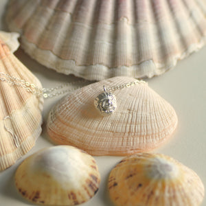 spiraal schelp halsketting