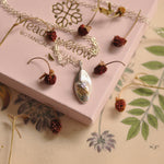 Wild strawberry necklace