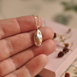 Wild strawberry necklace