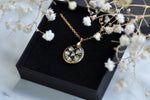 Gypsophila necklace - mini - Gold fill