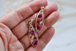 Gypsophila droplet earrings - Sterling silver