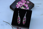 Gypsophila droplet earrings - Sterling silver