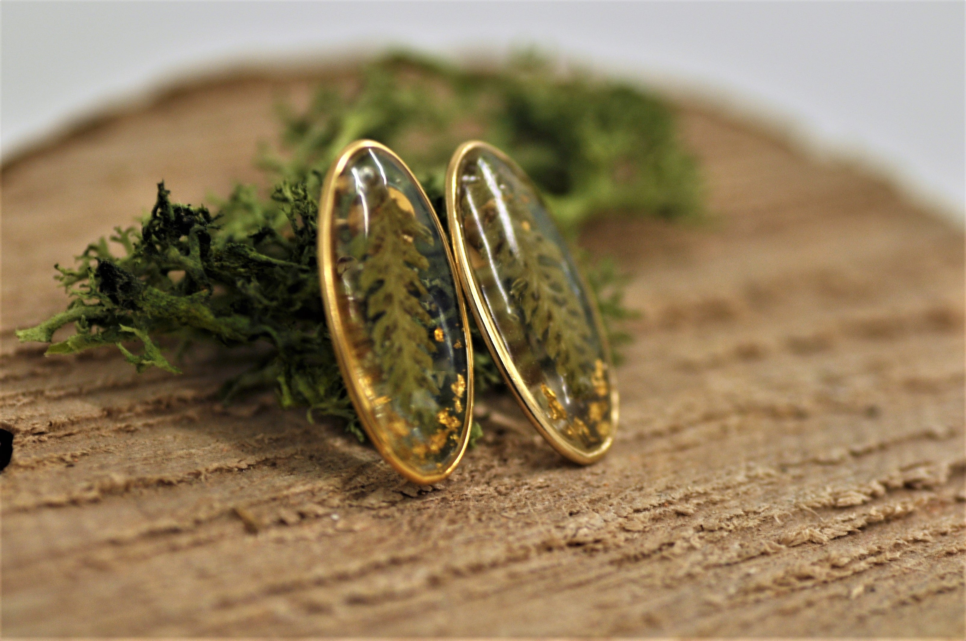 Varen oorstekers - 14K goldfill