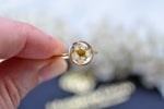 cherry blossom ring - Gold fill