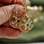 floral earrings