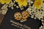 white and yellow blossom ear posts