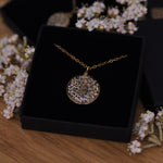Monogram meadow necklace - Gold fill