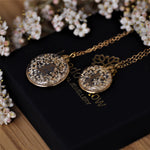 Monogram meadow necklace - Gold fill
