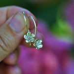 Petite blossom earrings - sterling silver