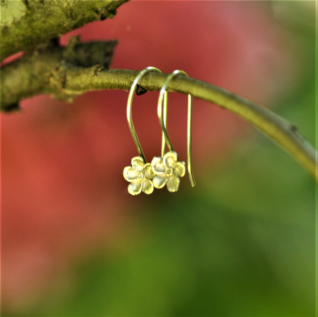 Petite blossom earrings - sterling silver