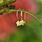 Petite blossom earrings - sterling silver