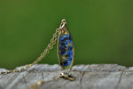 forget met not necklace gold fill