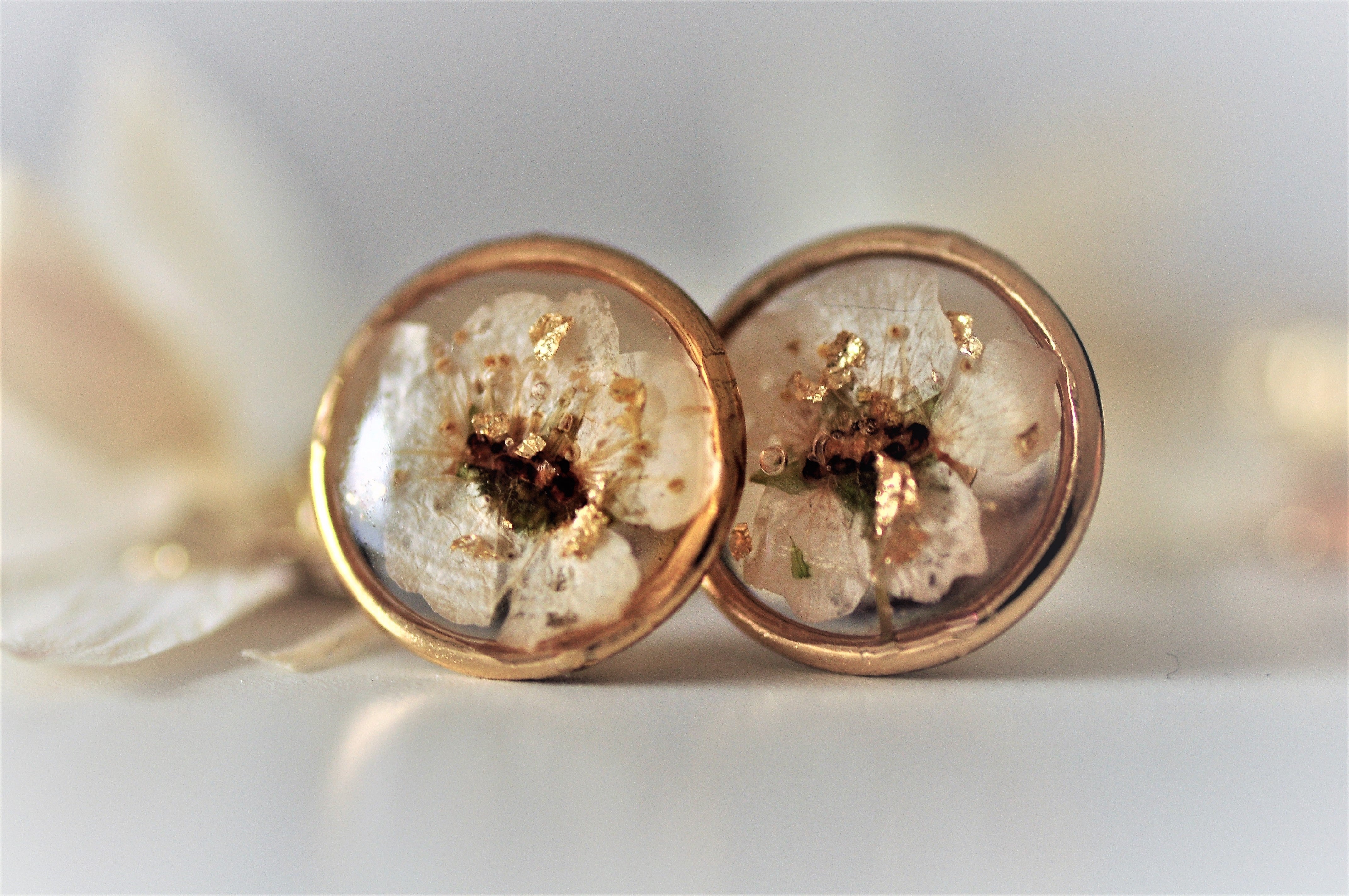 ear posts in 14K gold fill 