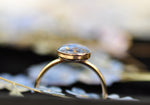 blue forget me not ring