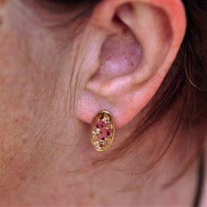 wearing gold filled earposts